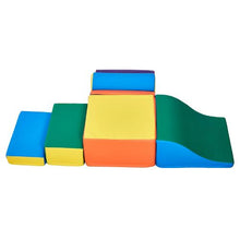 7-Piece Foam Climbing Toys Set for Toddlers PU Leather Playset for Crawling & Sliding Easy to Clean