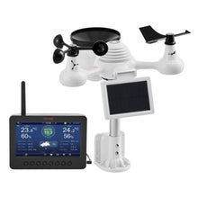 7-in-1 Wireless Weather Station 7-Inch Wi-Fi Display Solar-Powered Sensor Temperature Humidity Wind & Rain Monitoring