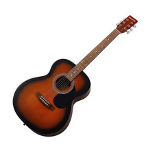 40 Inch Dreadnought Acoustic Guitar Bundle with Gig Bag Tuner Capo & Accessories (Sunburst)