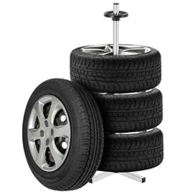 4 Tires with Rims Tire Storage Rack for Garage and Workshop TC0510NW