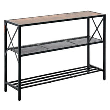 41.7" Narrow Sofa Table, 3-Tier Console Table for Living Room & Hallway