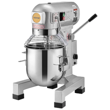 Commercial Food Mixer 18.7L, 1100W 3-Speed Stand Mixer with Stainless Steel Bowl & 3 Attachments