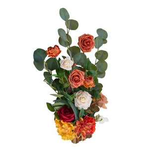 Orange Floral Centerpieces Freestanding Flower Arrangements for Wedding JN-PJ-01 (Pack of 4)