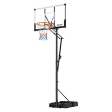 48 inch 5.25 to 10 ft Height Adjustment  Portable Basketball Stand for Kids Teens Adults in Driveways Pools