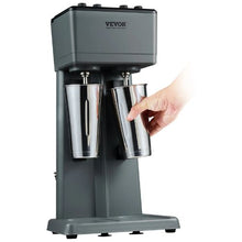 375W Dual Head Milkshake Machine 3-Speed Mixer with 2 x 820ml Stainless Steel Cups for Commercial Use