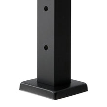42" Stainless Steel Cable Rail Posts Black Finish with Brackets (4-Pack)