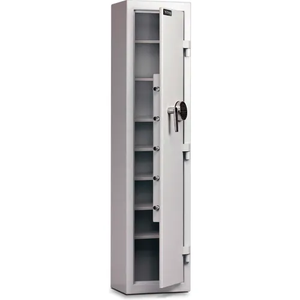 14"W x 10-3/4"D x 60"H Single Door With White Digital Lock Compact Pharmacy Includes 7 Shelves 4 Pre-Drilled Holes MRX2000E