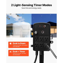 Extension Cord Extension Cord Outdoor Power Strip Weatherproof with Cover 6 Outlets