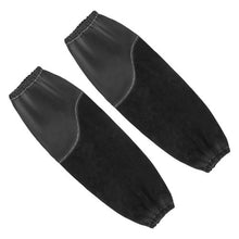 Heavy Duty Welding Protection Sleeves – Flame Resistant Cowhide Leather & FR Cotton Arm Guards with Elastic Cuffs