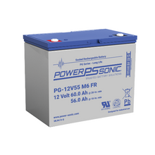 12V 60Ah PG Long Life VRLA Battery M6 Terminal PG-12V55 M6 FR