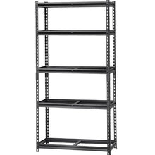 5-Tier Heavy Duty Metal Storage Shelves 2000 lbs Capacity Adjustable Garage Shelving Unit (Black)