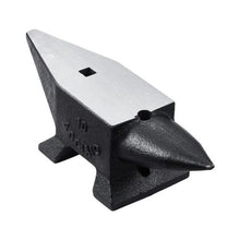 22 Lbs Iron Anvil Single Horn Anvil  with Large Countertop and Stable Base for Shaping Bending 22BLACK