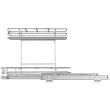12.6W X 16.5Dx13H inches Heavy Duty Slide Out Pantry Shelves Steel Roll Out Drawers Sliding for Kitchen LX-C9138B( Pack of 2)