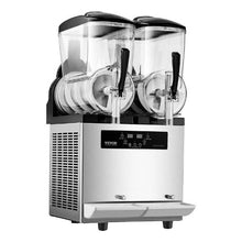 2 x 12 L  Commercial Slushy Machine 96 Cups Stainless Steel for Home Party Restaurants Cafe Bars