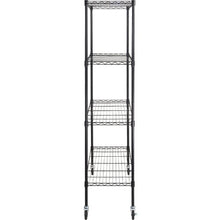 4-Tier Storage Shelving Unit with Wheels 700 lbs Capacity