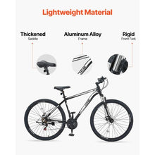 29-Inch Mountain Bike Front Suspension 21-Speed SHIMANO Twist Shifting Aluminum Alloy Frame Disc Brakes