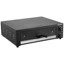16-Inch Electric Pizza Oven 1750W Countertop Pizza Maker Dual Heat 77–572°F Timer & Temp Control