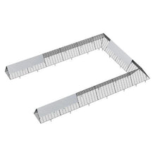 236.2 x 157.5 x 24.2 In Chicken Tunnel Run – Large Portable Outdoor Coop for Chickens Ducks & Rabbits (2 Sets)