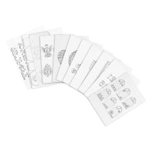 Cutting Dies Metal Letters Numbers & Tree Patterns for Scrapbooking (10 Pcs)