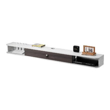 70 In Floating TV Stand, Wall Mount Entertainment Center with Cable Hole Modern TV Shelf with Storage Cabinet - (White)