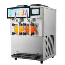 2 x 12L Commercial Slushy Machine for Party Cafes Restaurants Bars Home