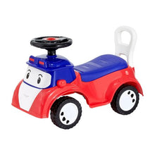 Red Ride-On Toddler Push Car with Music and Under-Seat Storage, 55 lbs Capacity, 19–36 Months