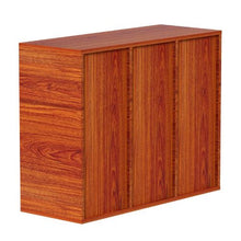 27-Compartment Wooden Literature Organizer with Adjustable Shelves for Office & Home Center Storage for Files & Documents (Brown)