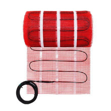 100 Sq.ft Electric Floor Heating Mat with Digital Thermostat & Installation Monitor 110-120V Radiant Floor System for Easy Install