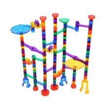 145-Piece Marble Run Set, Glow-in-the-Dark & Glass Marbles, STEM Race Track Toy for Kids 3+