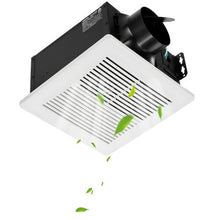 Bathroom Exhaust Fan 80 CFM, Quiet Ceiling Vent Fan with 4-Inch Duct (White)