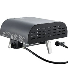 Propane Outdoor Pizza Oven 12" Gas Pizza Maker with Pizza Stone & Carry Bag (Black)