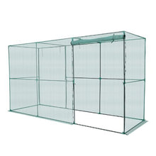 11.6 ft Crop Cage with Zippered Door, Plant Protection Net for Garden Beds