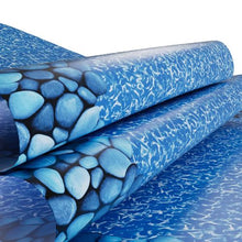 18ft Round Pool Liner – Overlap Vinyl for 52in Steel Above-Ground Pools Boulder Swirl
