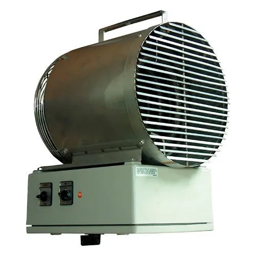 Sprayed Down With Water For Cleaning Without Risk Of Damage Heavy Duty Washdown 480V Electric Unit 7500W Heaters 3 PH TPI Fan Forced P3P5507T
