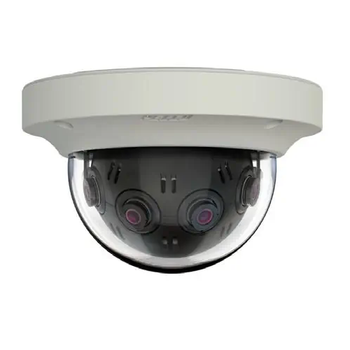 12 Megapixel 180° Gray Panoramic In-ceiling Environmental Vandal Network Camera IMM12018-1EIUS