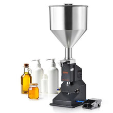 Pneumatic Liquid Filling Machine 5–50ml Stainless Steel Filler with Foot Pedal