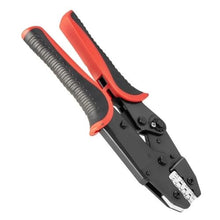 Ratcheting Wire Crimping Tool 24–10 AWG Adjustable Pressure Quick Release