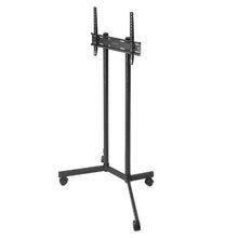 32-65" Rolling TV Stand, Height Adjustable Portable with Wheels for Home & Office (Double Bracket) No Tray