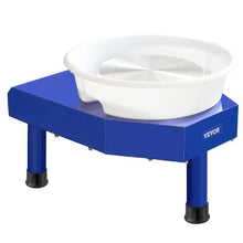 Pottery Wheel 10" Ceramic Forming Machine 60-300 RPM Foot Pedal Detachable Basin LCD Panel