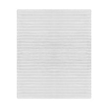 Throw Blanket 50 x 60"Faux Fur Cozy Blanket (White)