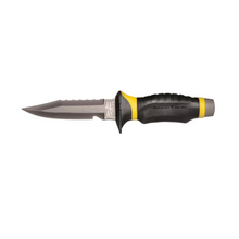 UK Blue Tang Titanium Dive & Rescue Knife Yellow/Black