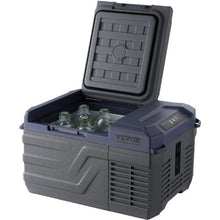 12V Car Refrigerator 9L Portable Freezer -4℉ to 68℉ Adjustable 12/24V DC & 100-240V AC Compressor Cooler for Camping & RV