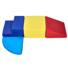 Climbing Toys, 4-Piece Foam Set for Toddlers, PU Leather Indoor Playset for Crawling & Sliding for Kids