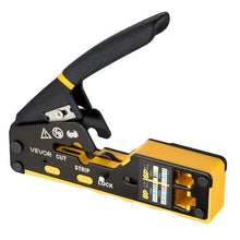 RJ45/RJ11/RJ12 Crimping Tool Kit 4/6/8-Pin 50 Connectors & Boots Cable Tester