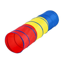 Kids Pop-Up Play Tunnel Tent, Colorful Crawl Tunnel for Kids