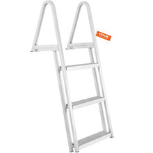 Removable 3-Step Dock Ladder 350 lbs Capacity Aluminum Nonslip Mat DLR3