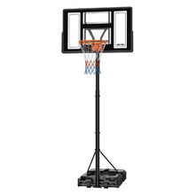 44" Adjustable Basketball Hoop with Rolling Wheels for Kids Teens Adults