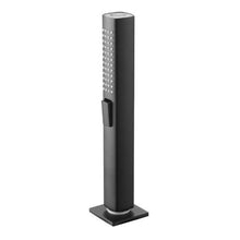 Roman Tub Faucet 3-Hole Waterfall Bathtub Faucet Set Shower Head Deck-Mount (Matte Black)