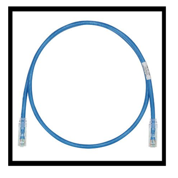 24 AWG Cat 6 UTP Copper 40FT Patch Cord Blue UTPSP40BUY