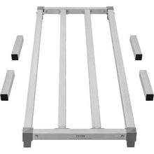 60 In Aluminum Dunnage Rack, 1800 lbs Capacity – All-Welded, for Restaurants, Kitchens, and Garages (Welded Type)